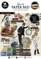 Studio Light Die-Cut Paper Pad Paper Elements Grunge Collection 20 SH