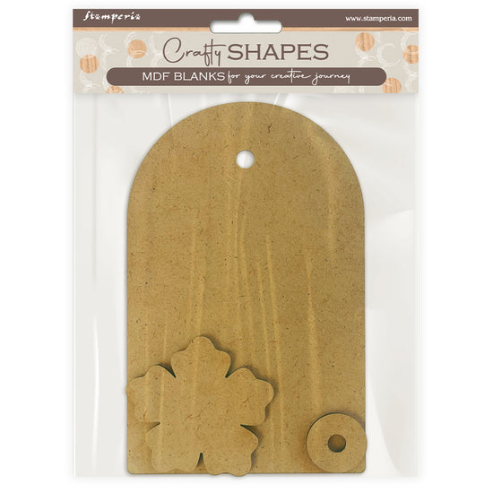 Stamperia Crafty Shapes Secret Diary Tag