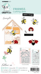 Studio Light Cutting Die Bees & Bugs Friendz 28 Pieces