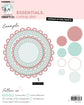 Studio Light Cutting Die Cutting Die Nested Circles Hearts Essentials 8 Pieces