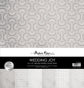 Paper Rose Wedding Joy Foil Silver 12x12 Paper Collection