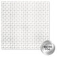 Paper Rose Wedding Joy Foil Silver 6x6 Paper Collection