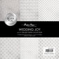 Paper Rose Wedding Joy Foil Silver 6x6 Paper Collection