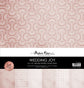 Paper Rose Wedding Joy Foil Rose Gold 12x12 Paper Collection