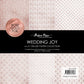 Paper Rose Wedding Joy Foil Rose Gold 6x6 Paper Collection