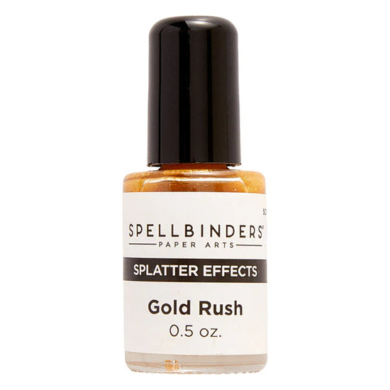 Spellbinders Gold Rush Splatter Effects