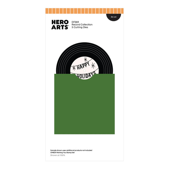 Spellbinders Hero Arts Record Collection Die Set