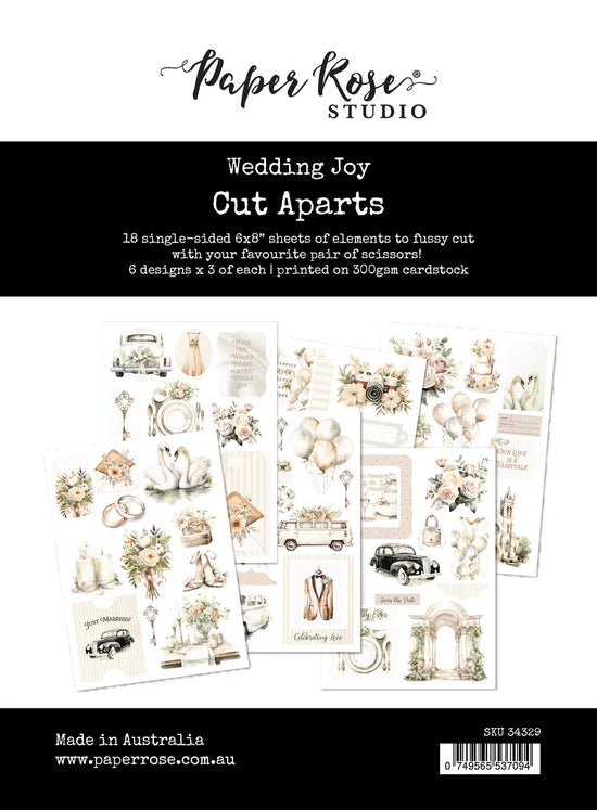 Paper Rose Wedding Joy Cut Aparts