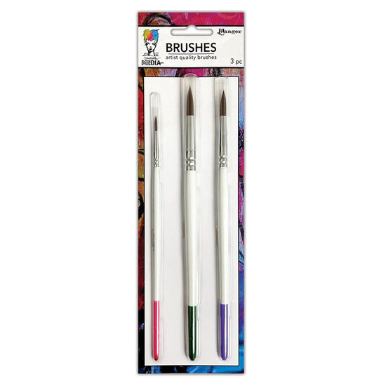 Dina Wakley MEdia Stiff Bristle Brush 