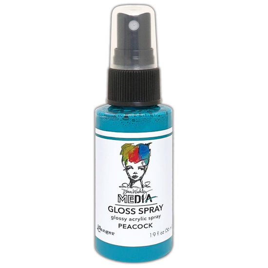 Dina Wakley Media Gloss Sprays 2oz Peacock