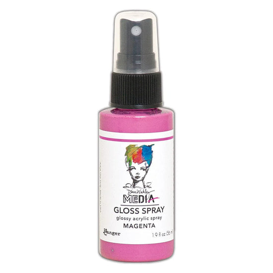Dina Wakley Media Gloss Sprays 2oz Magenta