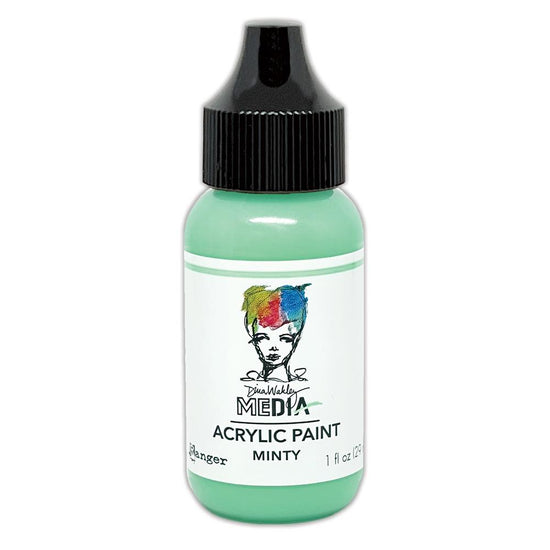 Dina Wakley Media Heavy Body Acrylic Paint 1oz Minty