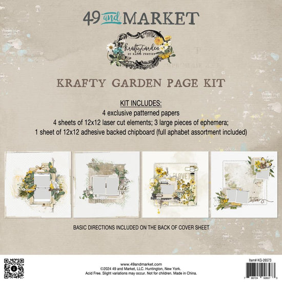 49 And Market Page Kit Krafty Garden