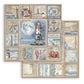 Stamperia Scrapbooking Pad 12"x12" 10/Pkg Silent Sea