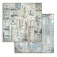 Stamperia Backgrounds Double-Sided Paper Pad 12"x12" 10/Pkg Silent Sea