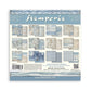 Stamperia Backgrounds Double-Sided Paper Pad 8"X8" 10/Pkg Silent Sea