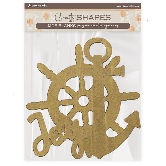 Stamperia Crafty Shapes Silent Sea Anchor And Rudder
