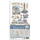 Stamperia Double-Sided Paper Cut-Outs 4/Pkg Silent Sea