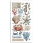 Stamperia Double-Sided Paper Cut-Outs 4/Pkg Silent Sea