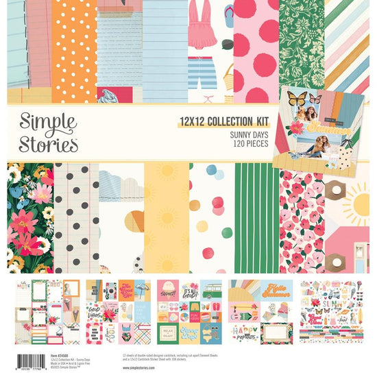 Simple Stories Collection Kit 12"X12 Sunny Days