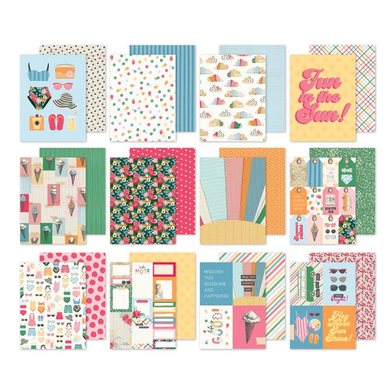 Simple Stories Double-Sided Paper Pad 6"X8" 24/Pkg Sunny Days