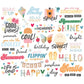 Simple Stories Sunny Days Bits & Pieces 59/PKG Sentiment