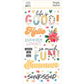 Simple Stories Sunny Days Foam Stickers 53/PKG
