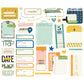 Simple Stories Happy Travels Bits & Pieces 35/Pkg Journal