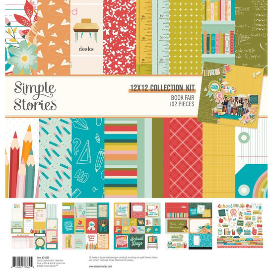 Simple Stories Collection Kit 12"X12 Book Fair