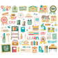 Simple Stories Book Fair Bits & Pieces 60/Pkg