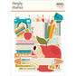 Simple Stories Book Fair Bits & Pieces 18/Pkg Big