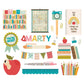 Simple Stories Book Fair Bits & Pieces 18/Pkg Big
