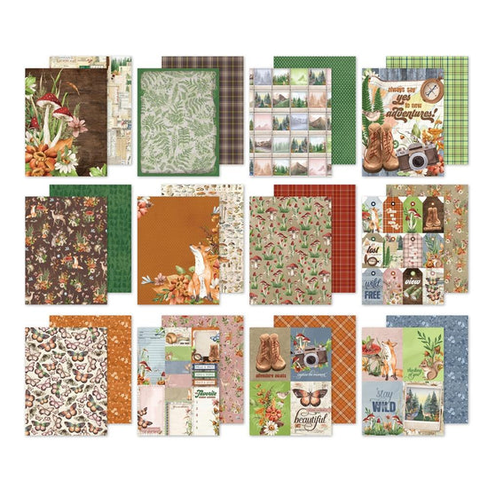Simple Stories Double-Sided Paper Pad 6"X8" 24/Pkg Simple Vintage Woodlands