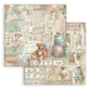 Stamperia Double-Sided Paper Pad 8"X8" 10/Pkg Brocante Antiques