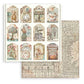 Stamperia Double-Sided Paper Pad 12"X12" 10/Pkg Brocante Antiques