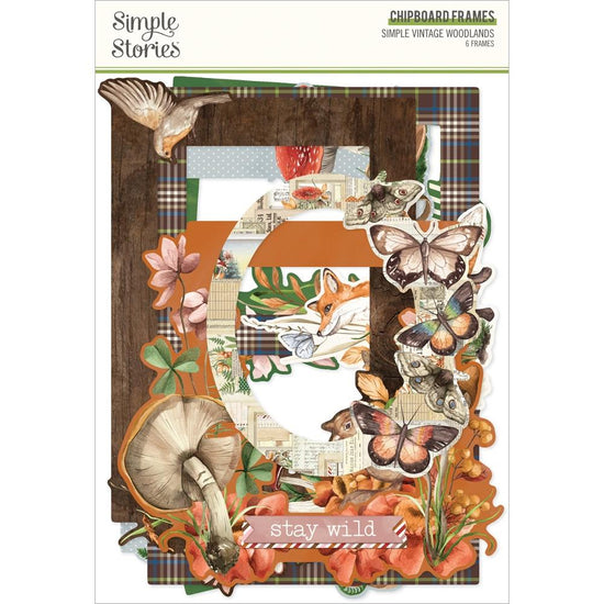 Simple Stories Simple Vintage Woodlands Chipboard Frames