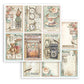 Stamperia Double-Sided Paper Pad 8"X8" 10/Pkg Brocante Antiques