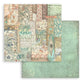 Stamperia Maxi Backgrounds Double-Sided Paper Pad 12"X12" Brocante Antiques