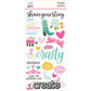 Simple Stories Crafty Babe Foam Stickers 38/pkg