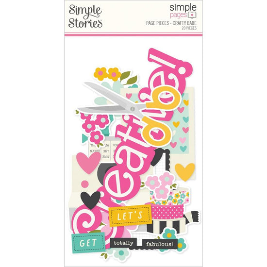 Simple Stories Simple Page Pieces Crafty Babe