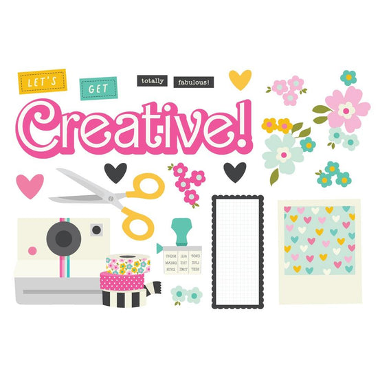 Simple Stories Simple Page Pieces Crafty Babe