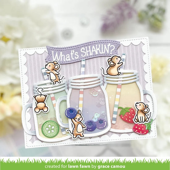 Lawn Fawn build-a-drink mason jar die