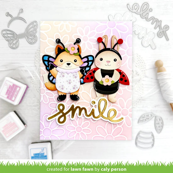 Lawn Fawn build-a-critter bug costumes die