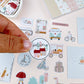 Die cuts Viviendo Outdoors de Mintopía