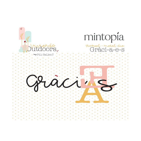 Troquel Gracies Viviendo Outdoors de Mintopía