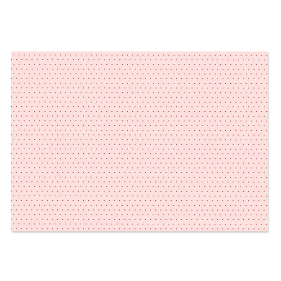 Tela de encuadernar 35x50 cm Outdoors Modelo 1 rosa topos rojos