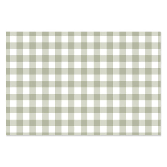 Tela para encuadernar estampada 35x50 cm Vichy verde