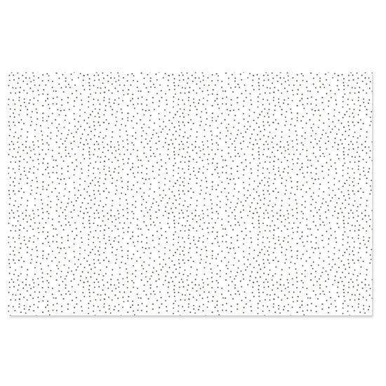 Tela para encuadernar estampada 35x50 cm Topitos grises