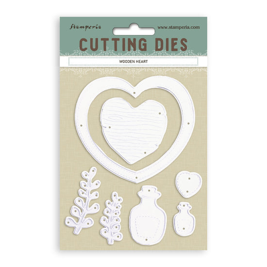 Stamperia Cutting Dies A6 - Wooden heart