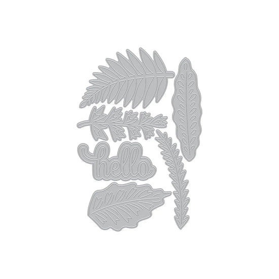Hero Arts Hello Rainforest Leaves Die Set